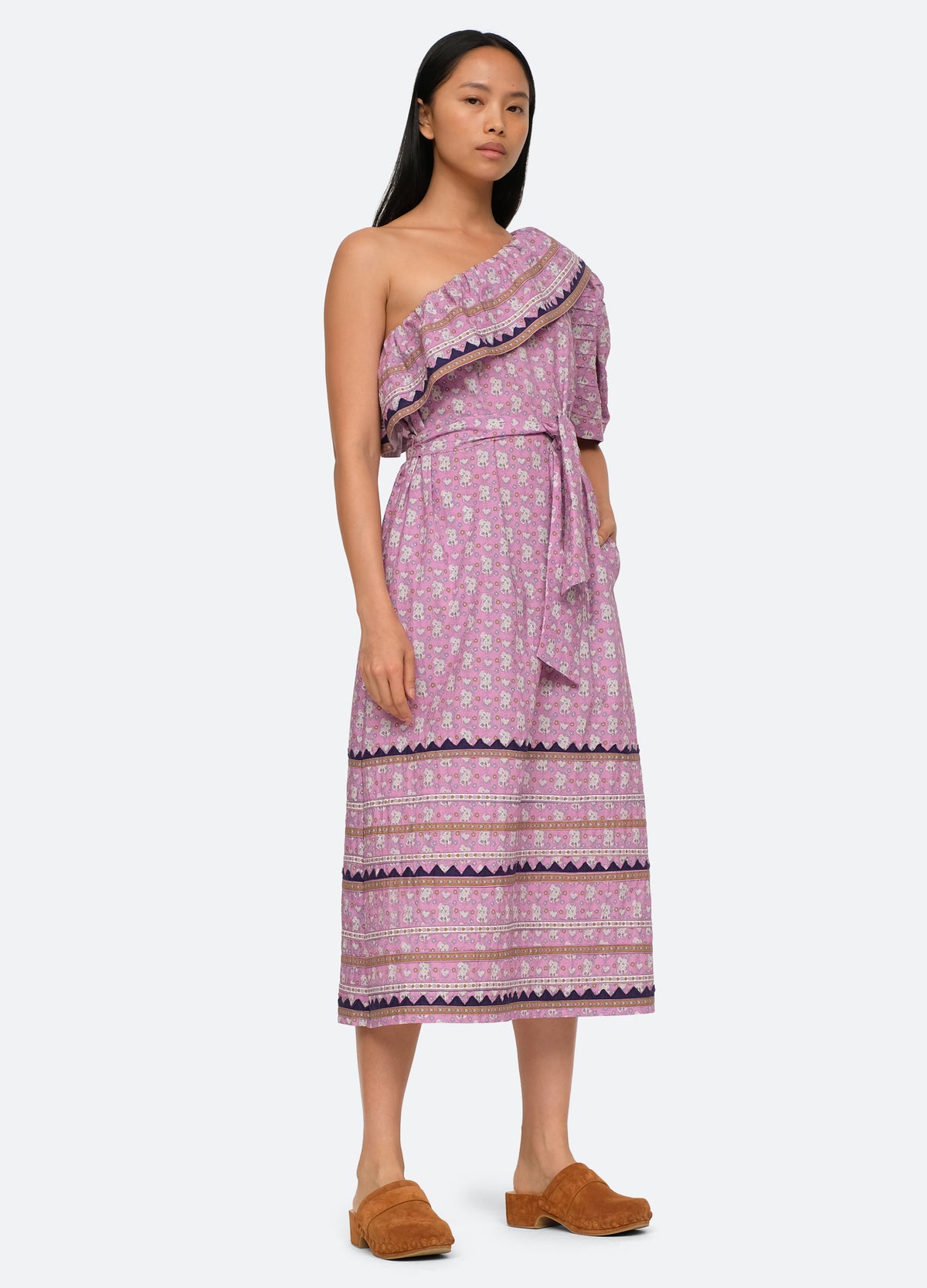 lilac-perry dress-three quarter view - 4