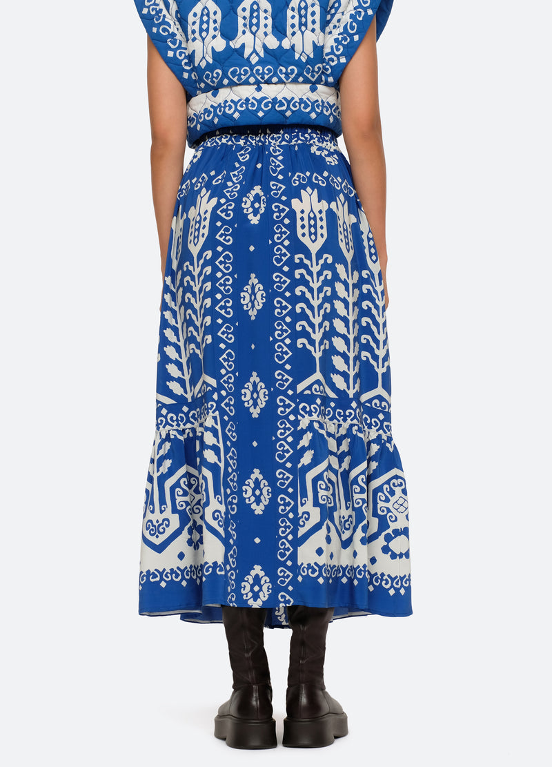 blue-sonia skirt-back view - 4