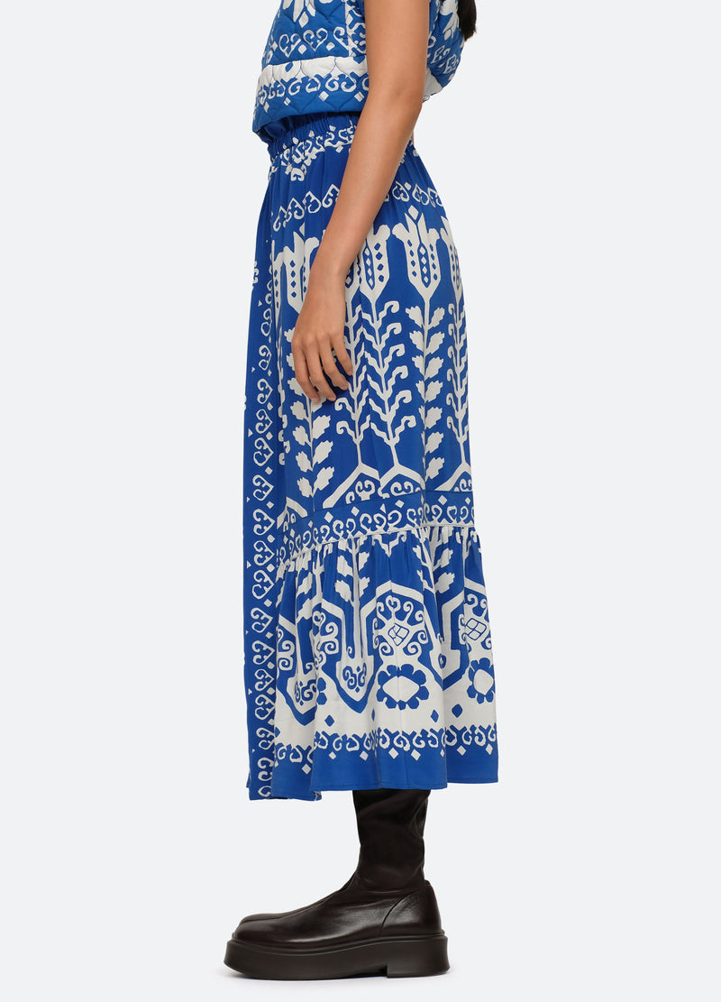 blue-sonia skirt-side view - 5