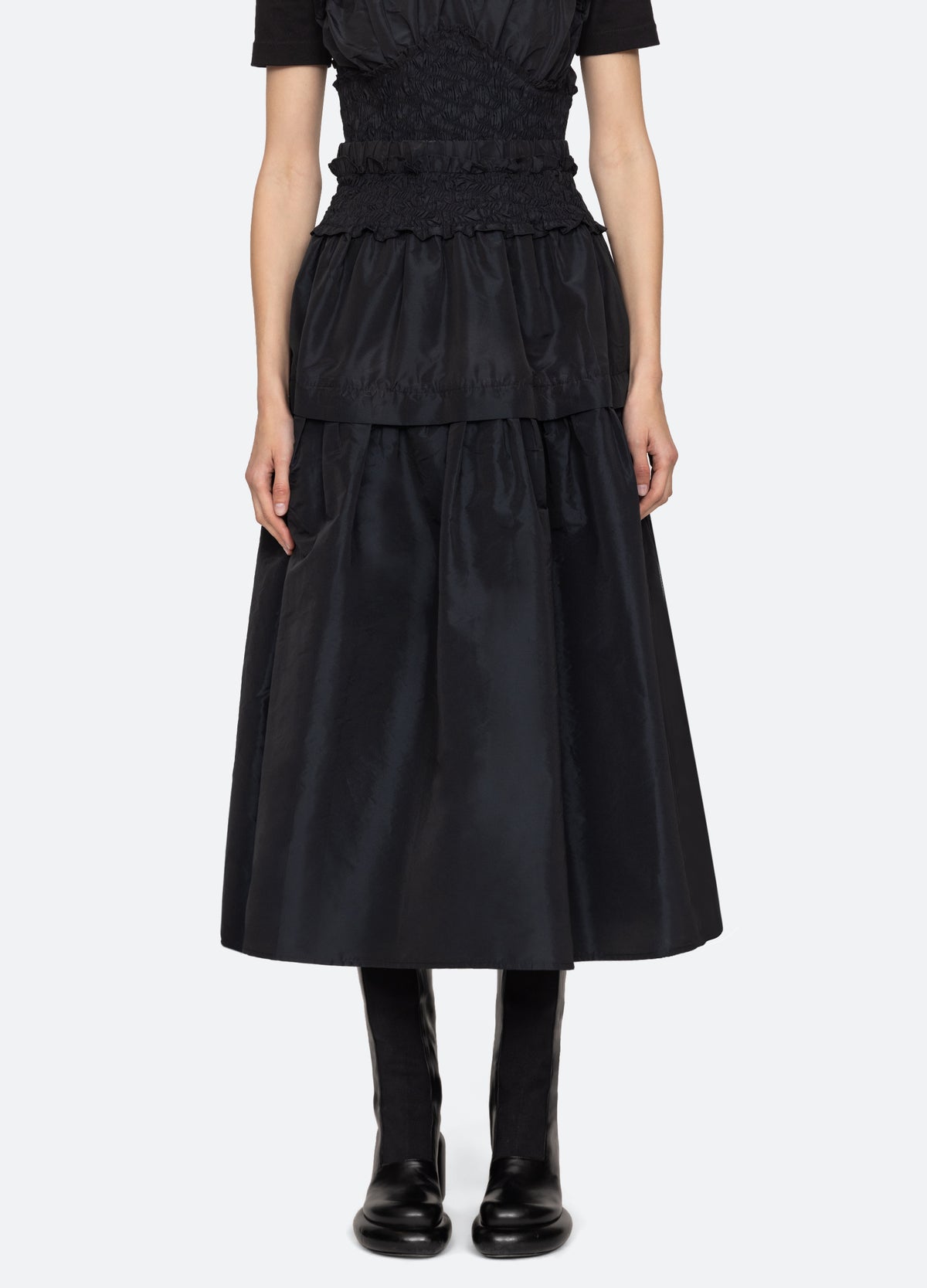 black-diana skirt-front view