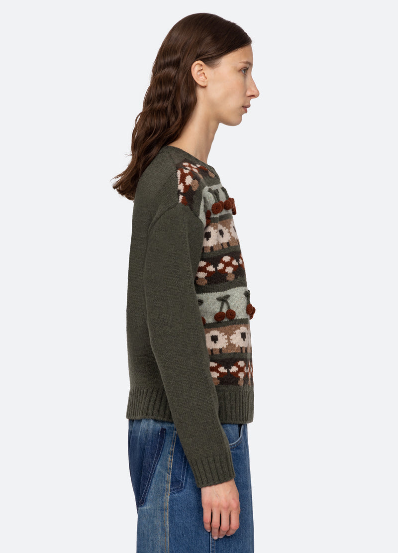 multi-molly sweater-side view - 6