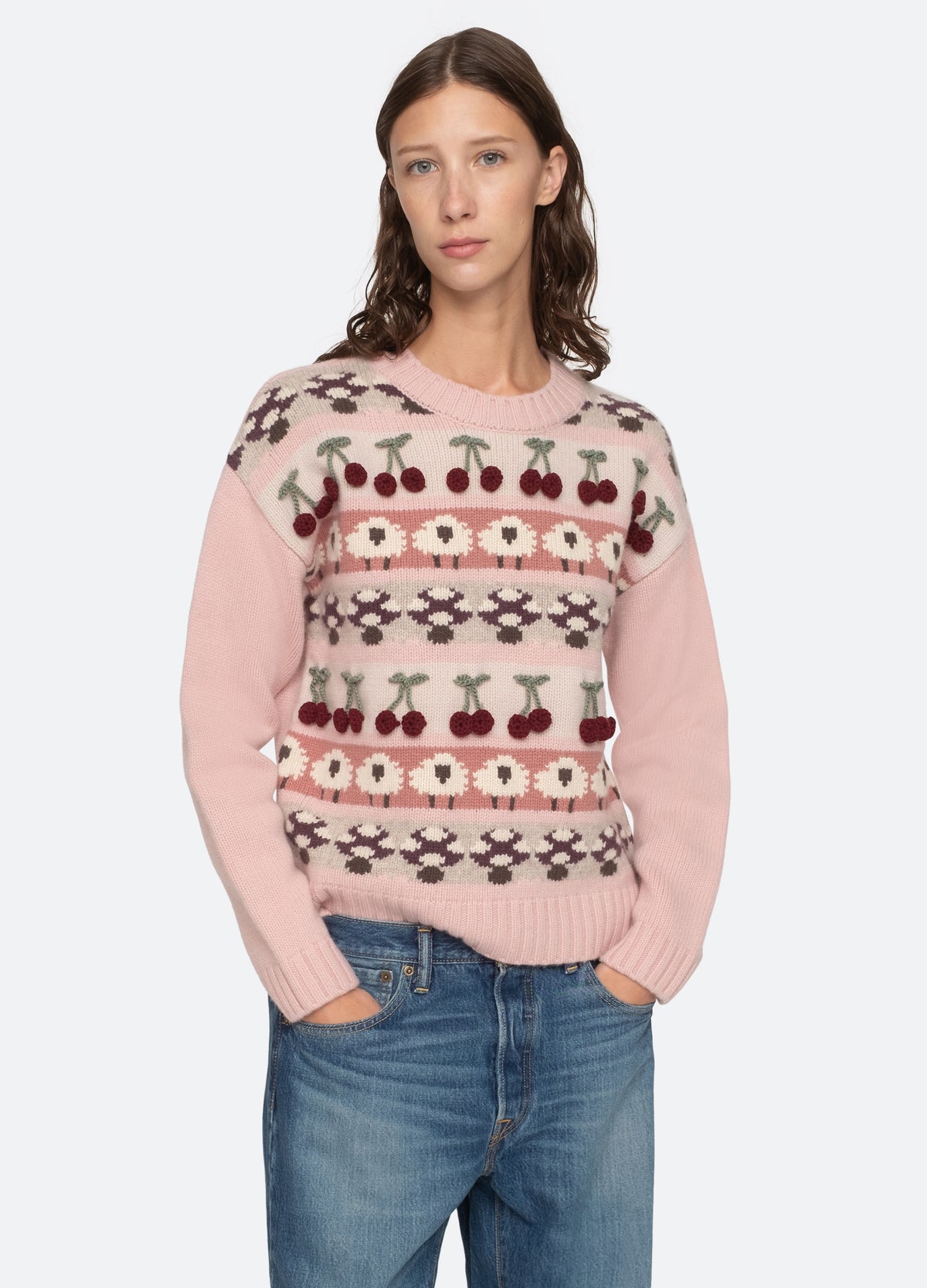pink-molly sweater-front view 2 - 9