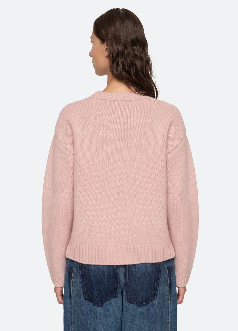 pink-molly sweater-back view - 10