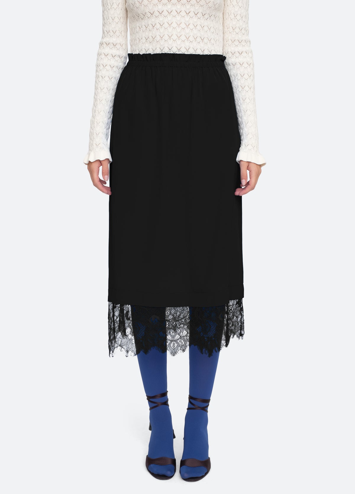 black-lorraine skirt-front view - 7