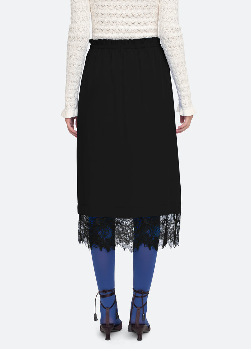 black-lorraine skirt-back view - 8