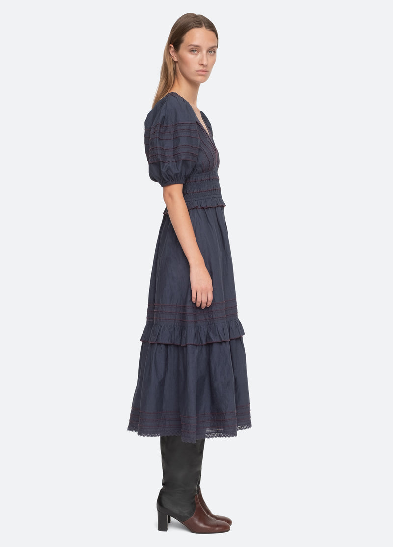 admiral-mable midi dress-side view - 9