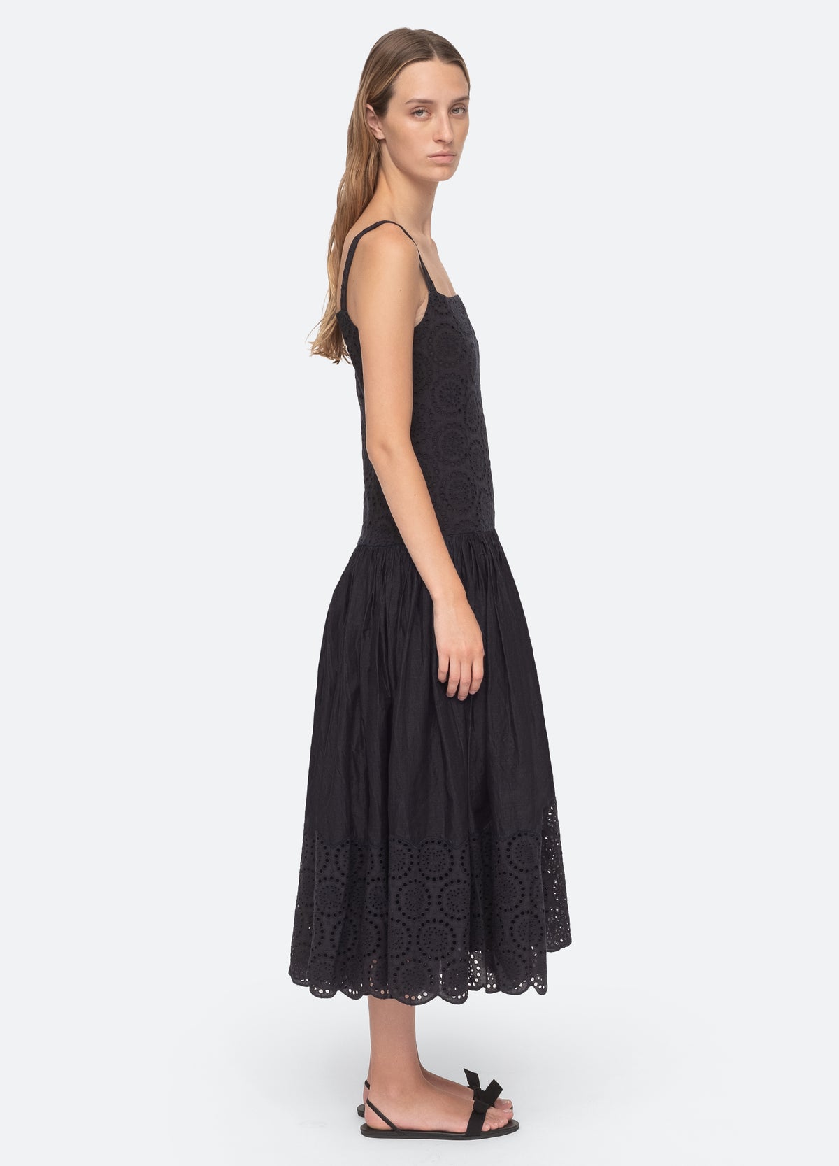 navy-maeve dress-side view - 5