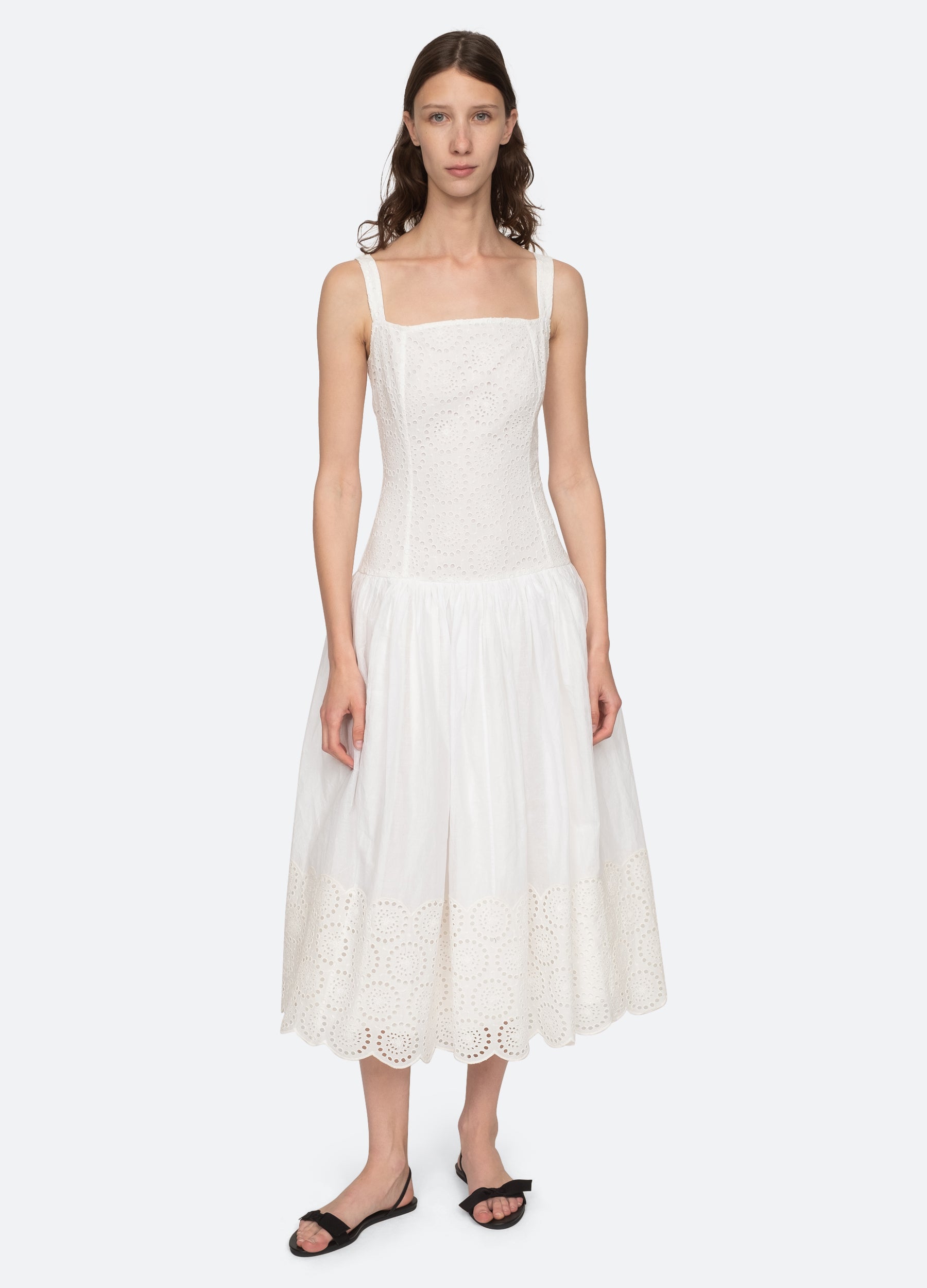 Maternity Full Gown- (offwhite)