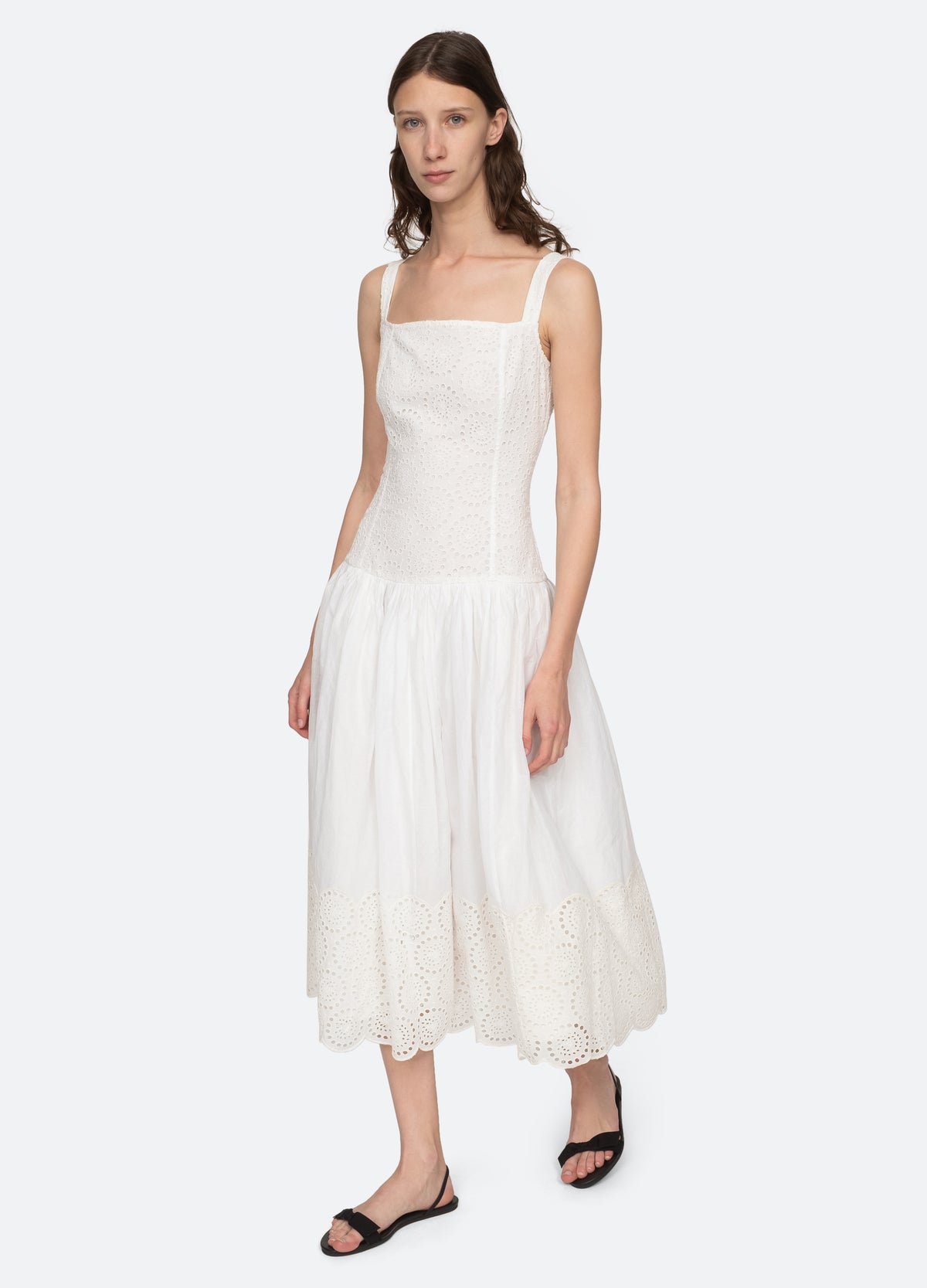 white-maeve dress-three quarter view - 10