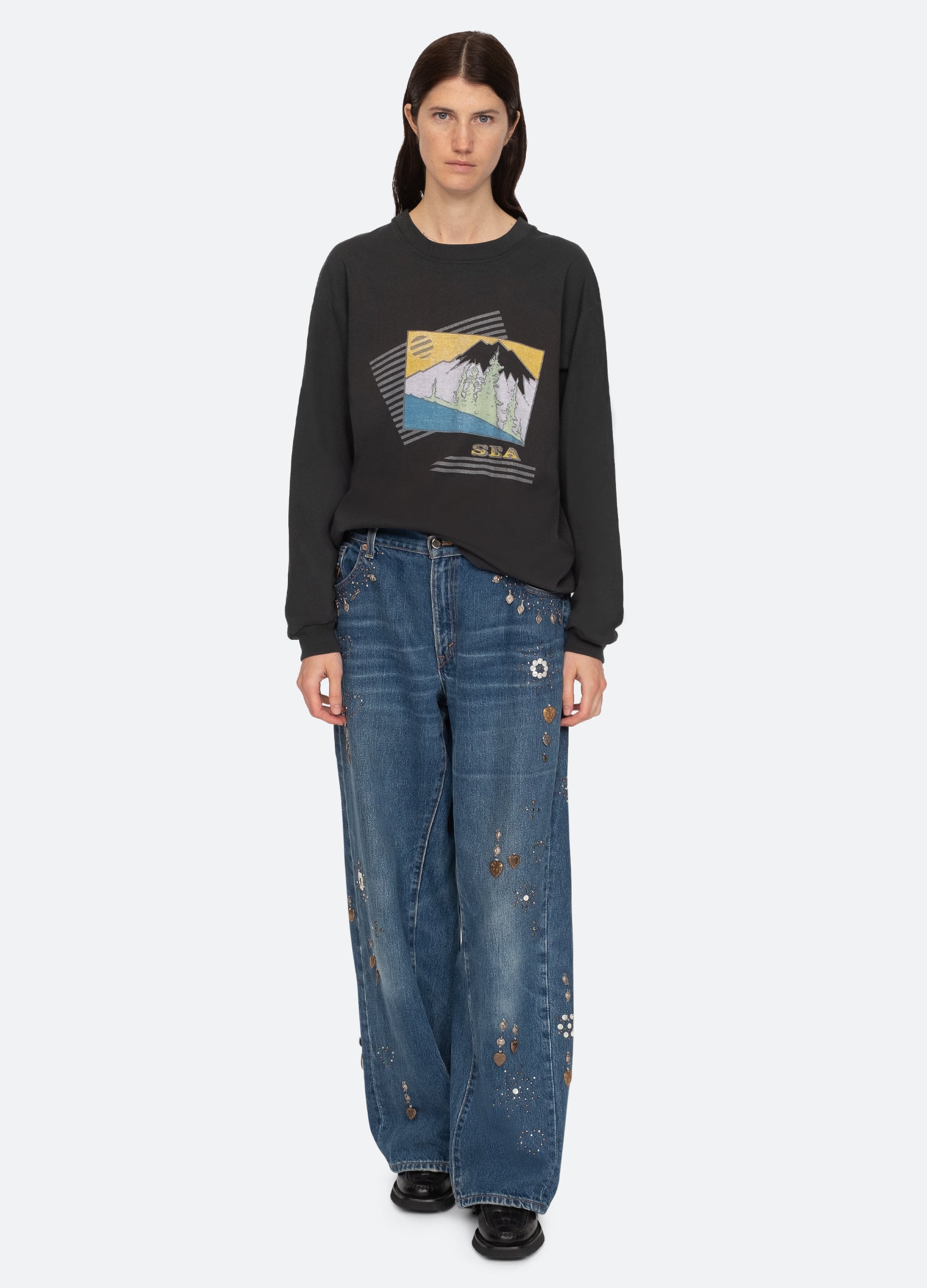 Pamela L/S T-Shirt – Sea, New York