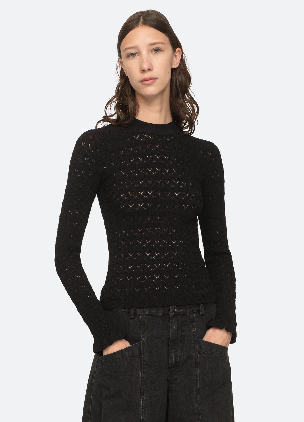 black-rue sweater-front view