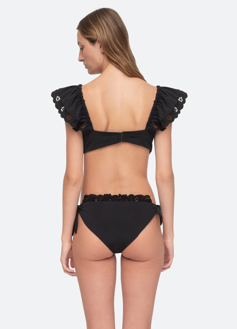black-arabella bikini top-back view - 4