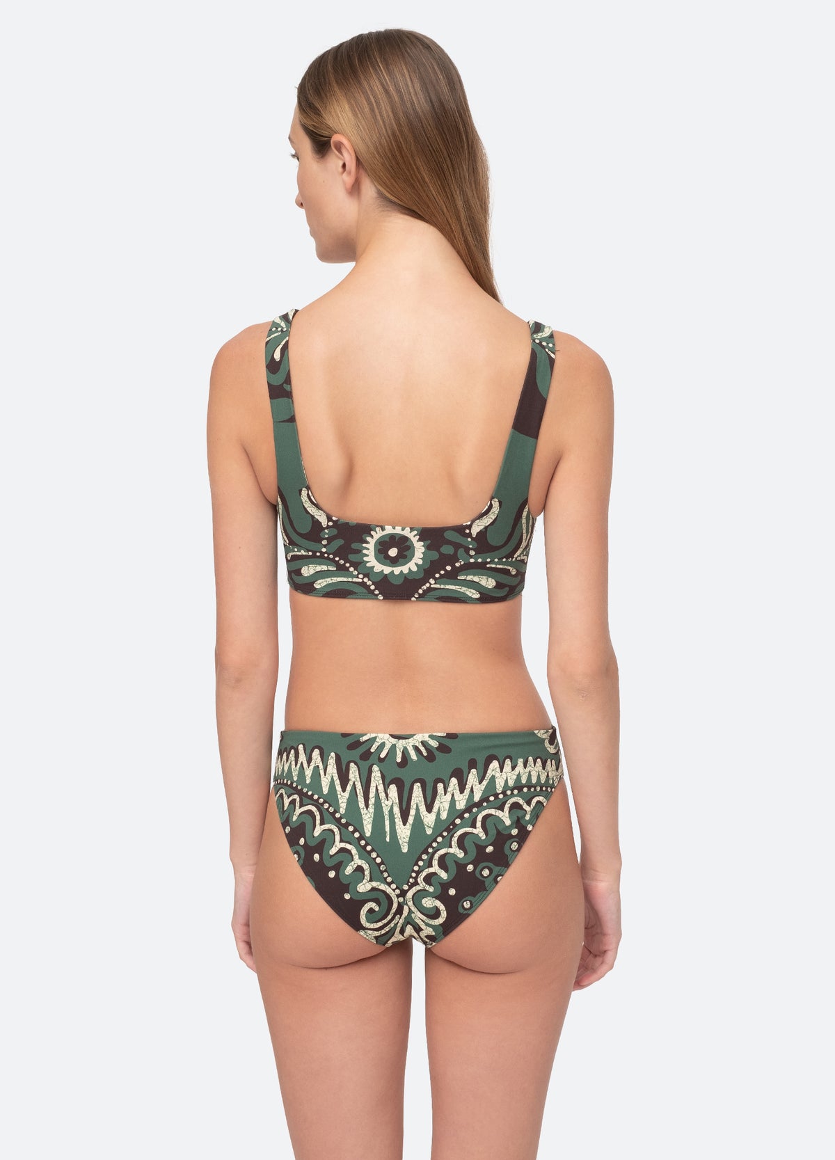 green-charlough bikini top-back view - 3