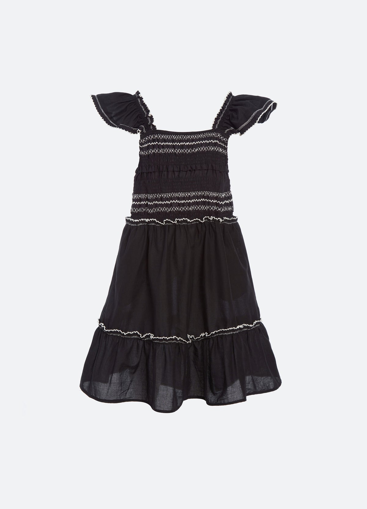 black-mable kids dress-front view - 1
