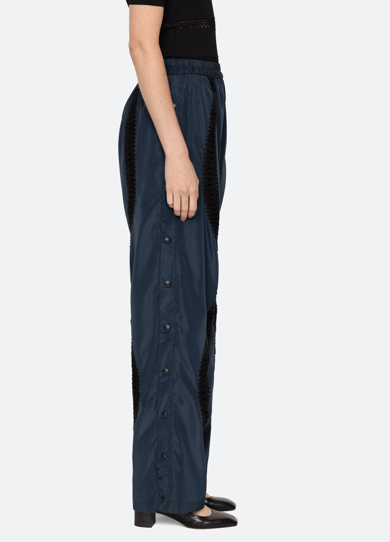 navy-averie pants-side view - 4