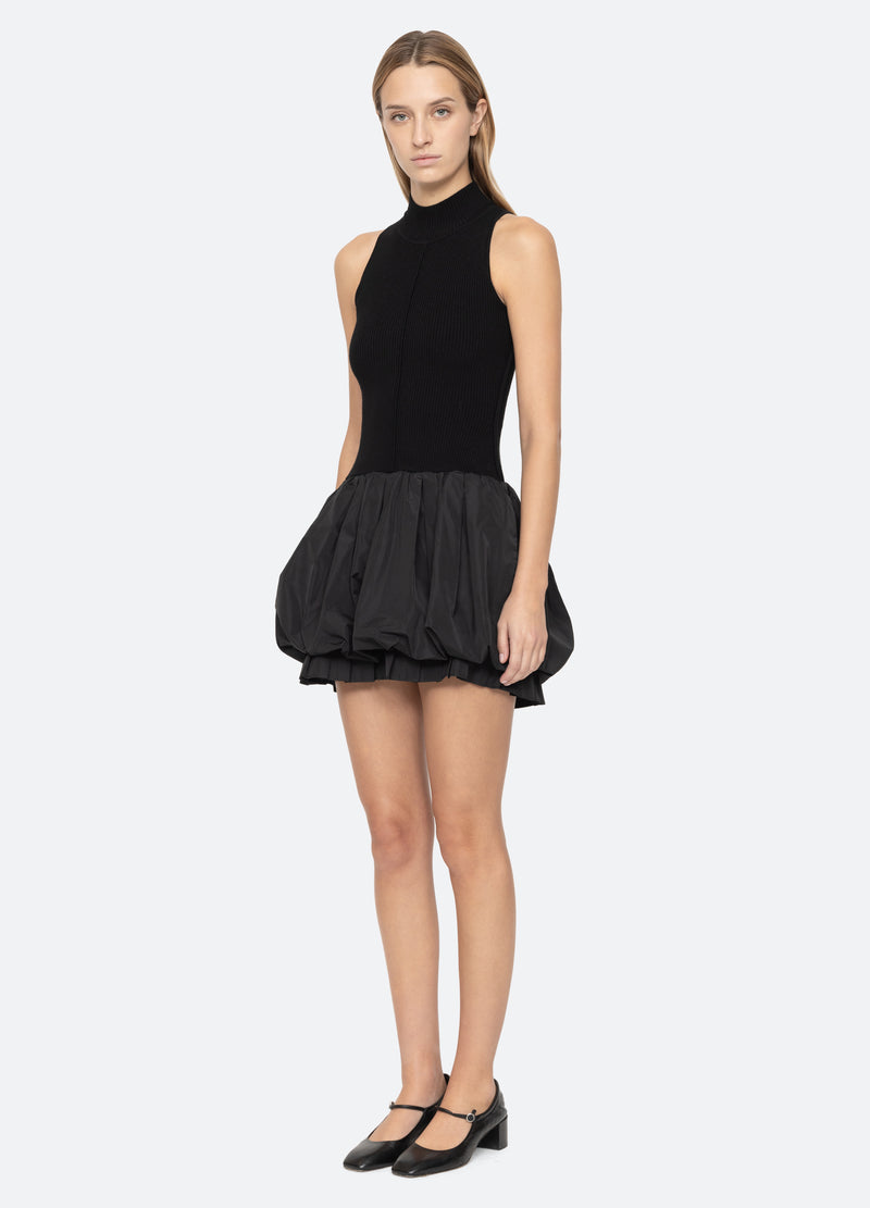 black-belen dress-three quarter view - 5