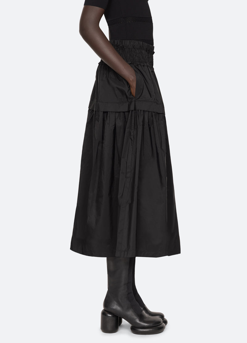 black-belen skirt-side view - 4