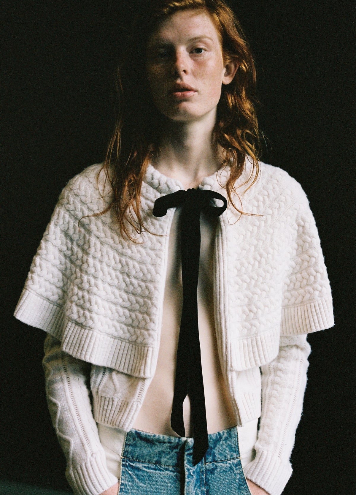 ivory-caleb cardigan-editorial view