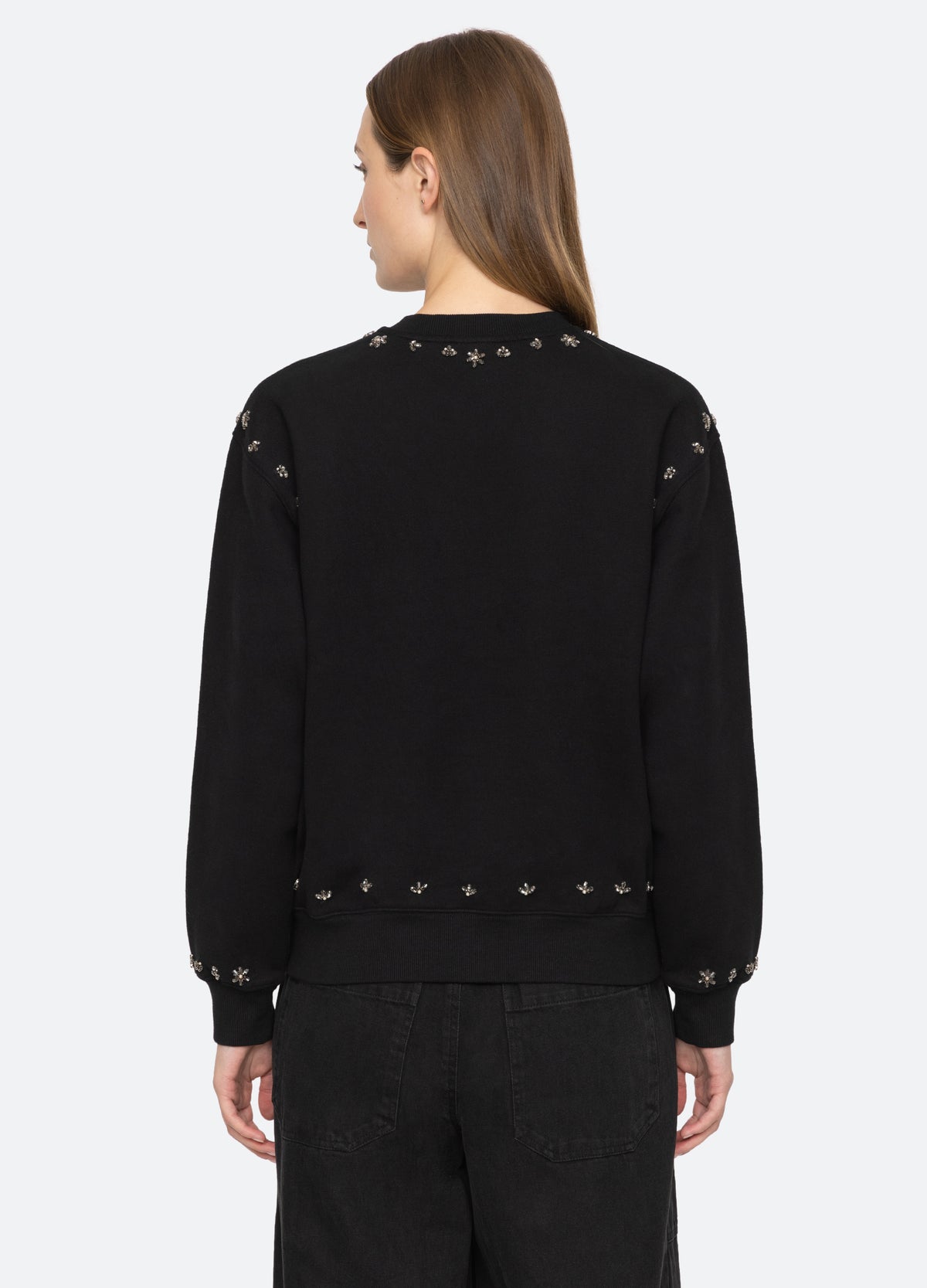 black-caryl sweatshirt-back view - 2