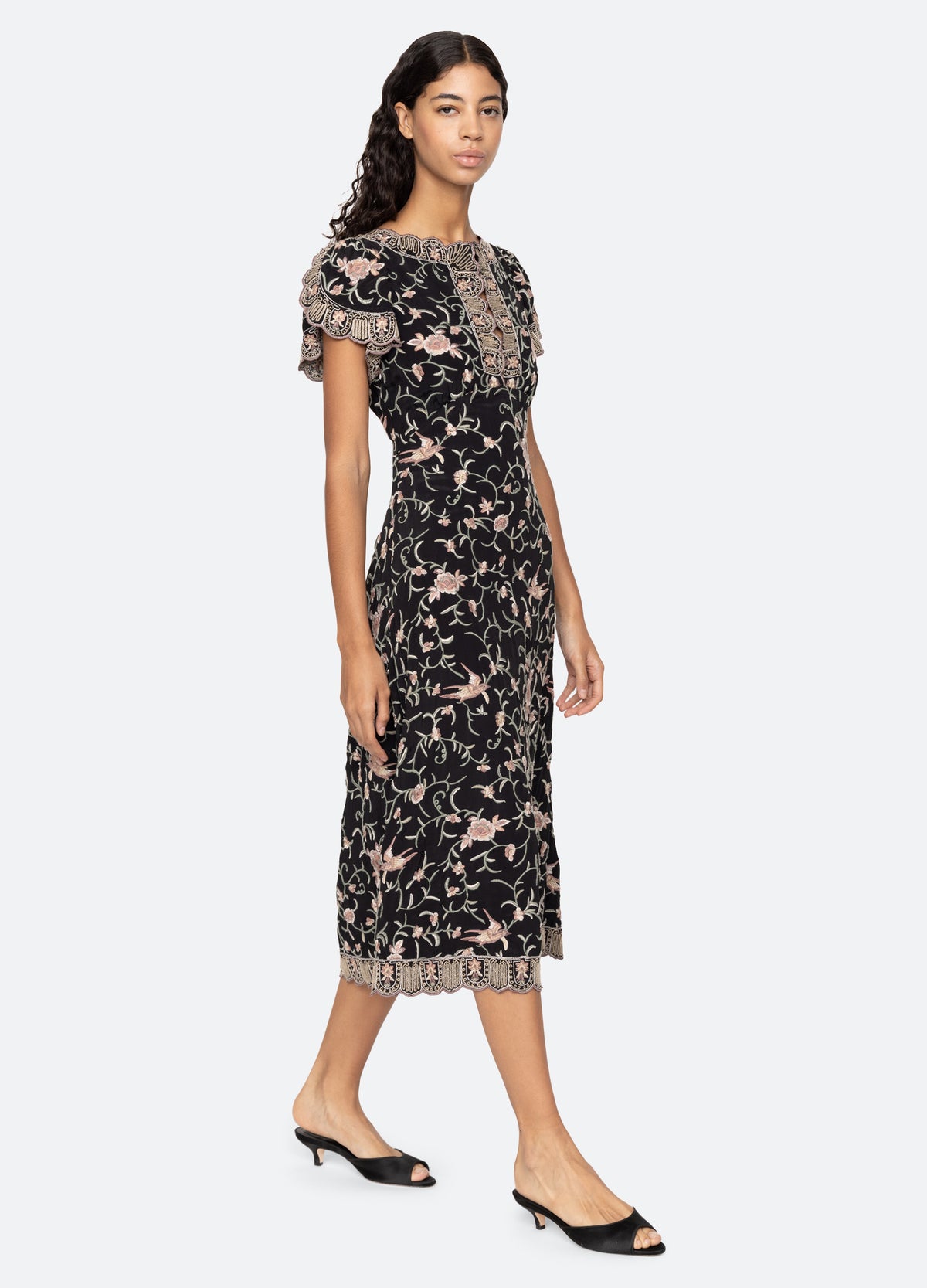 black-lacey s/s dress-walking view - 6