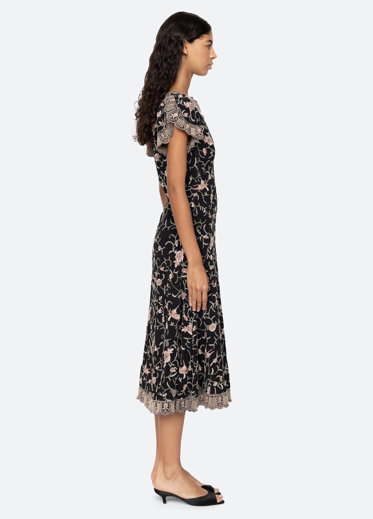 black-lacey s/s dress-side view - 4