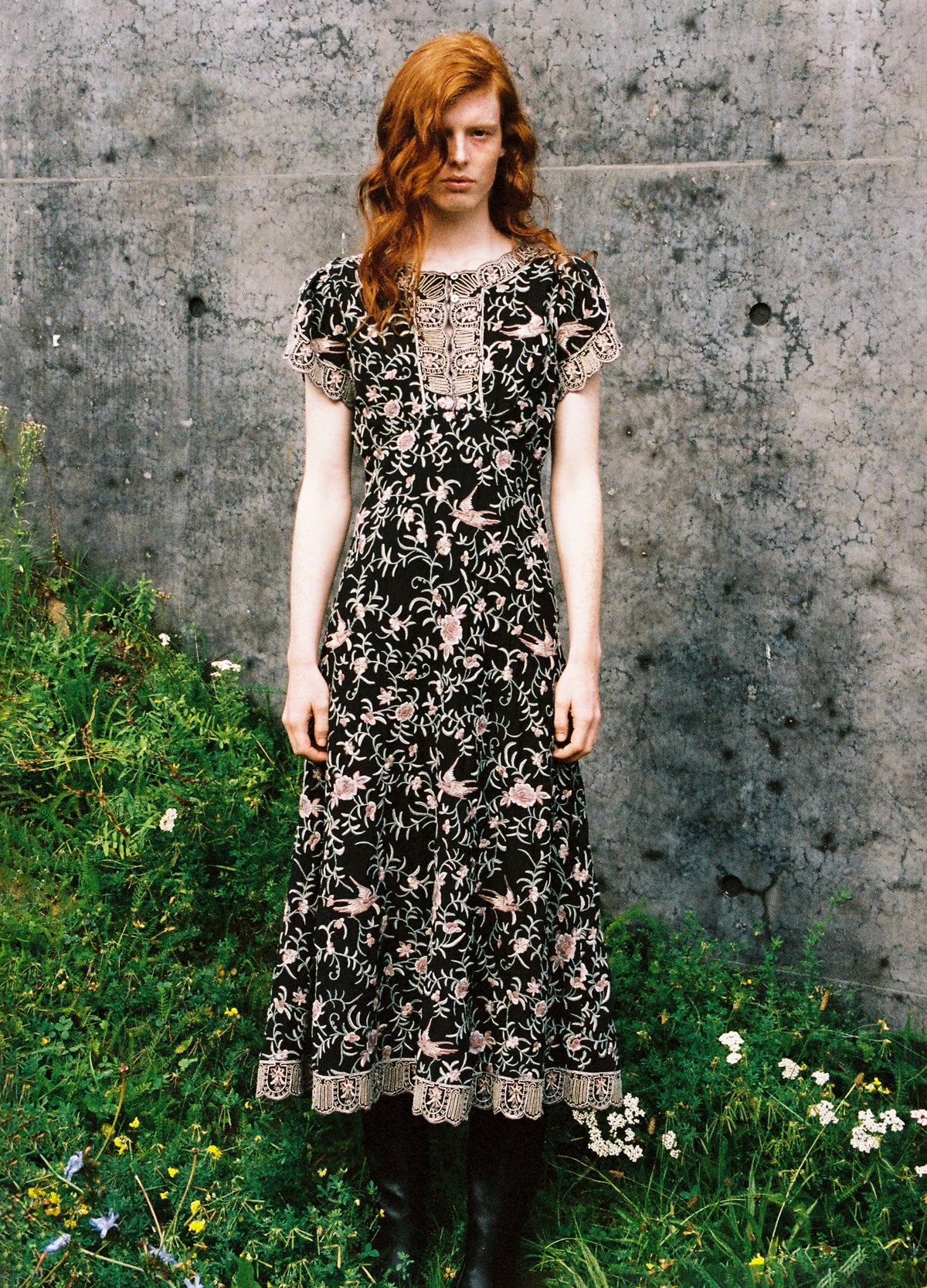 black-lacey s/s dress-editorial view