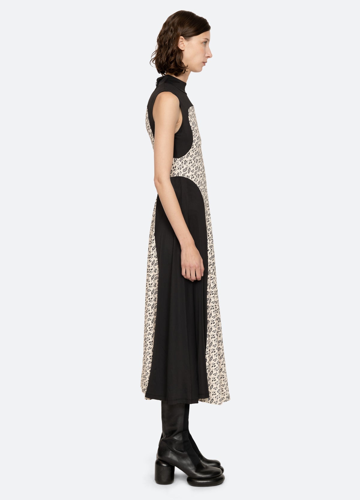 black-panna dress-side view - 4