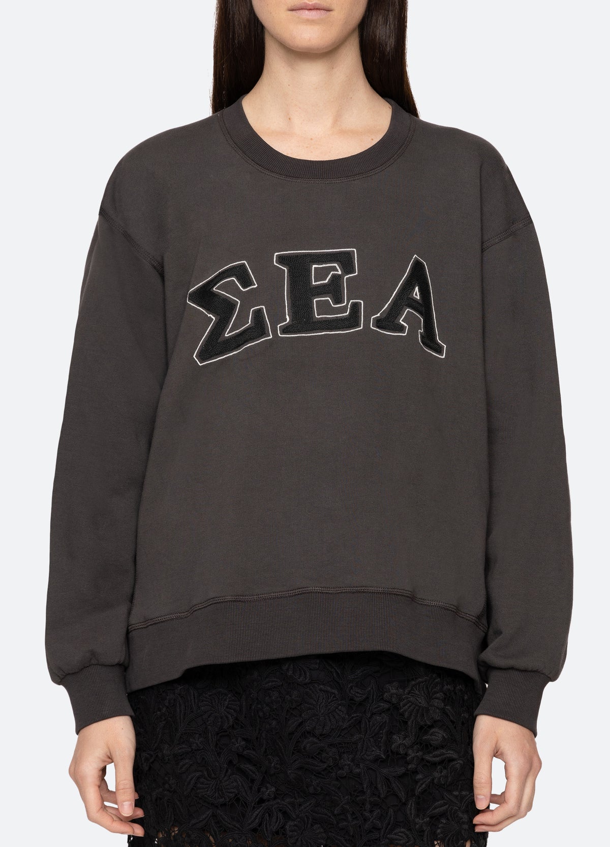 black-adonis sweatshirt-detail view - 7