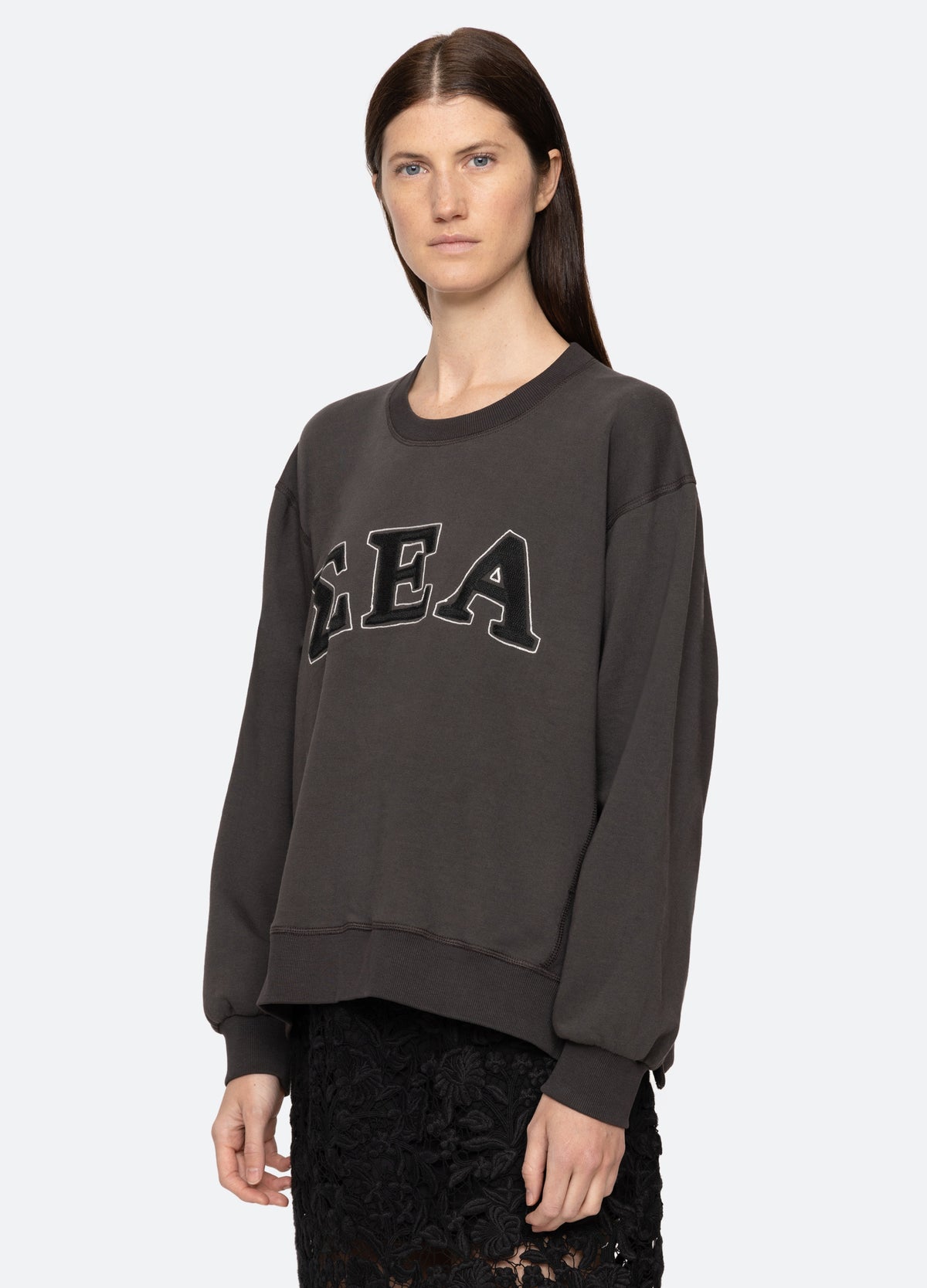 black-adonis sweatshirt-three quarter view - 5