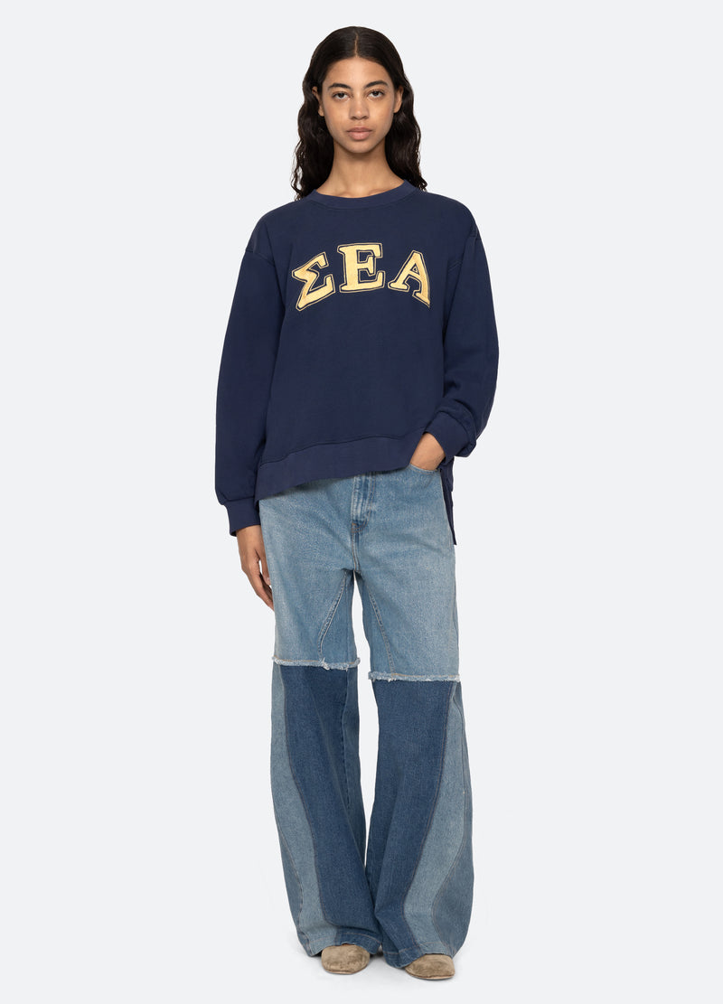 navy-adonis sweatshirt-full body view - 15