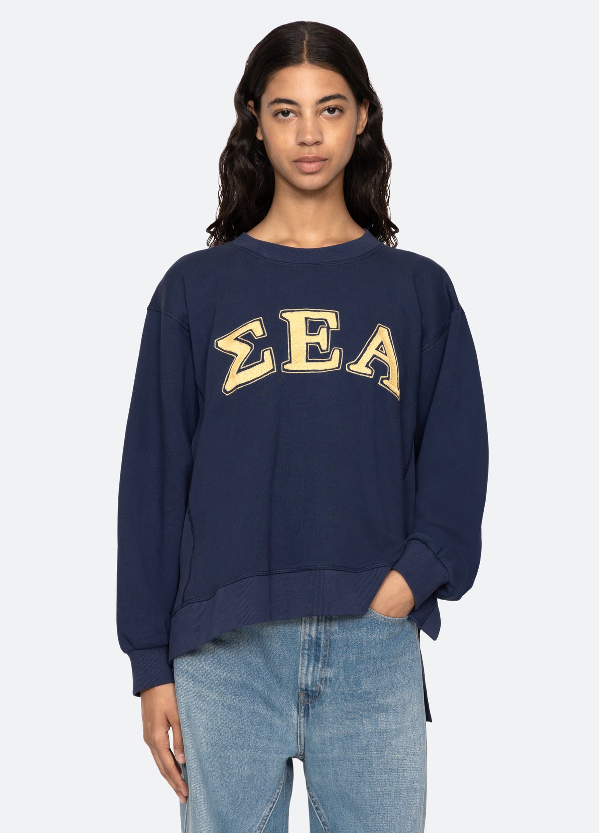 navy-adonis sweatshirt-front view - 9