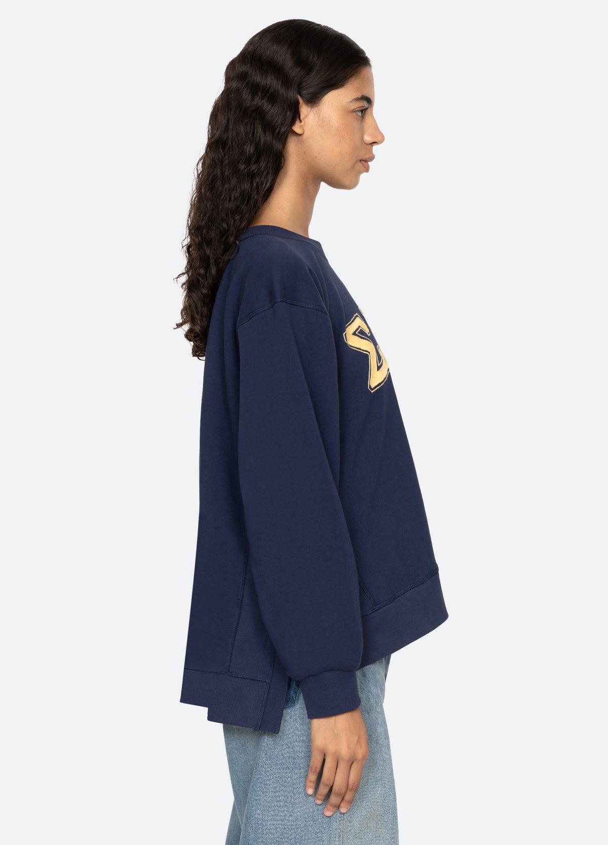 navy-adonis sweatshirt-side view - 11