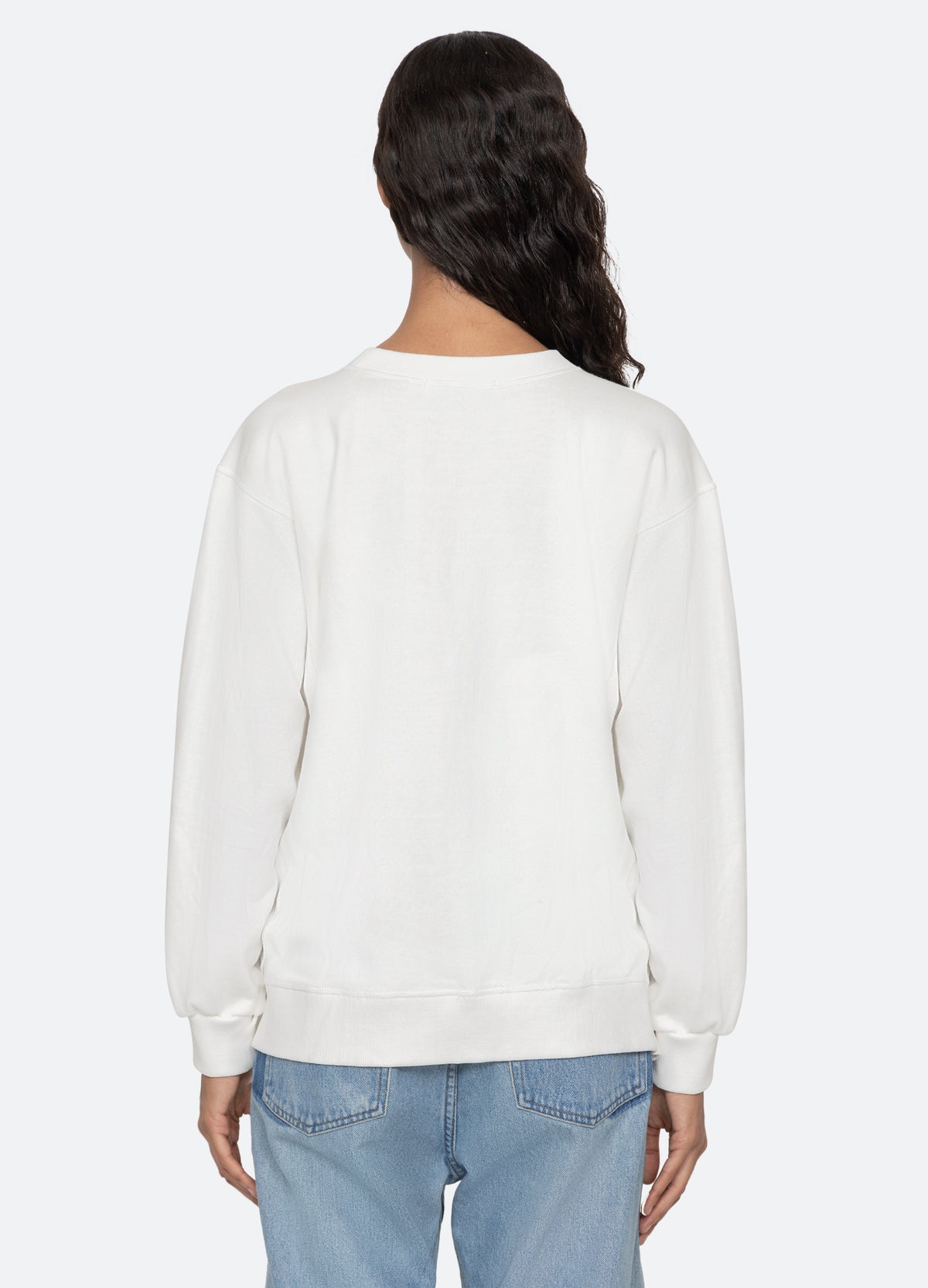 white-adonis sweatshirt-back view - 17