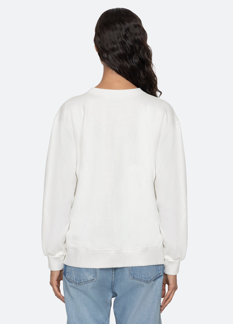white-adonis sweatshirt-back view - 17