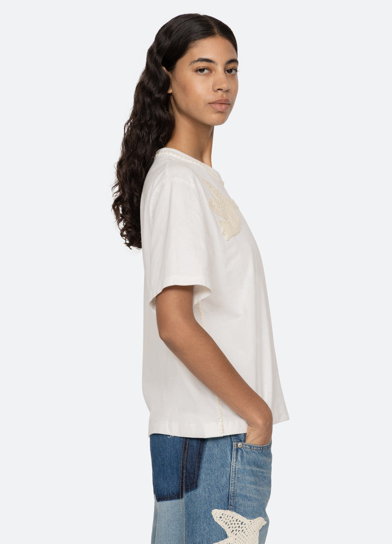 white-sally t-shirt-side view - 11