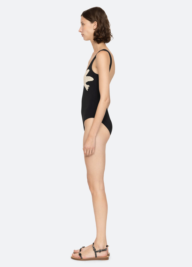 black-sally one piece-side view - 4