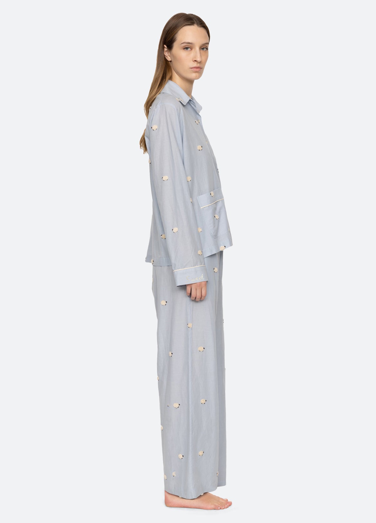 sky-sheep pj set-side view - 4