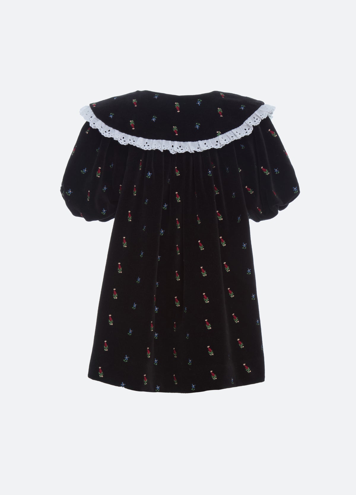 black-michelle kids dress-back view - 3