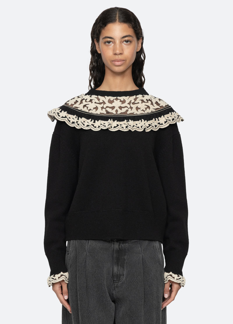 black-bea sweater-front view 2 - 5