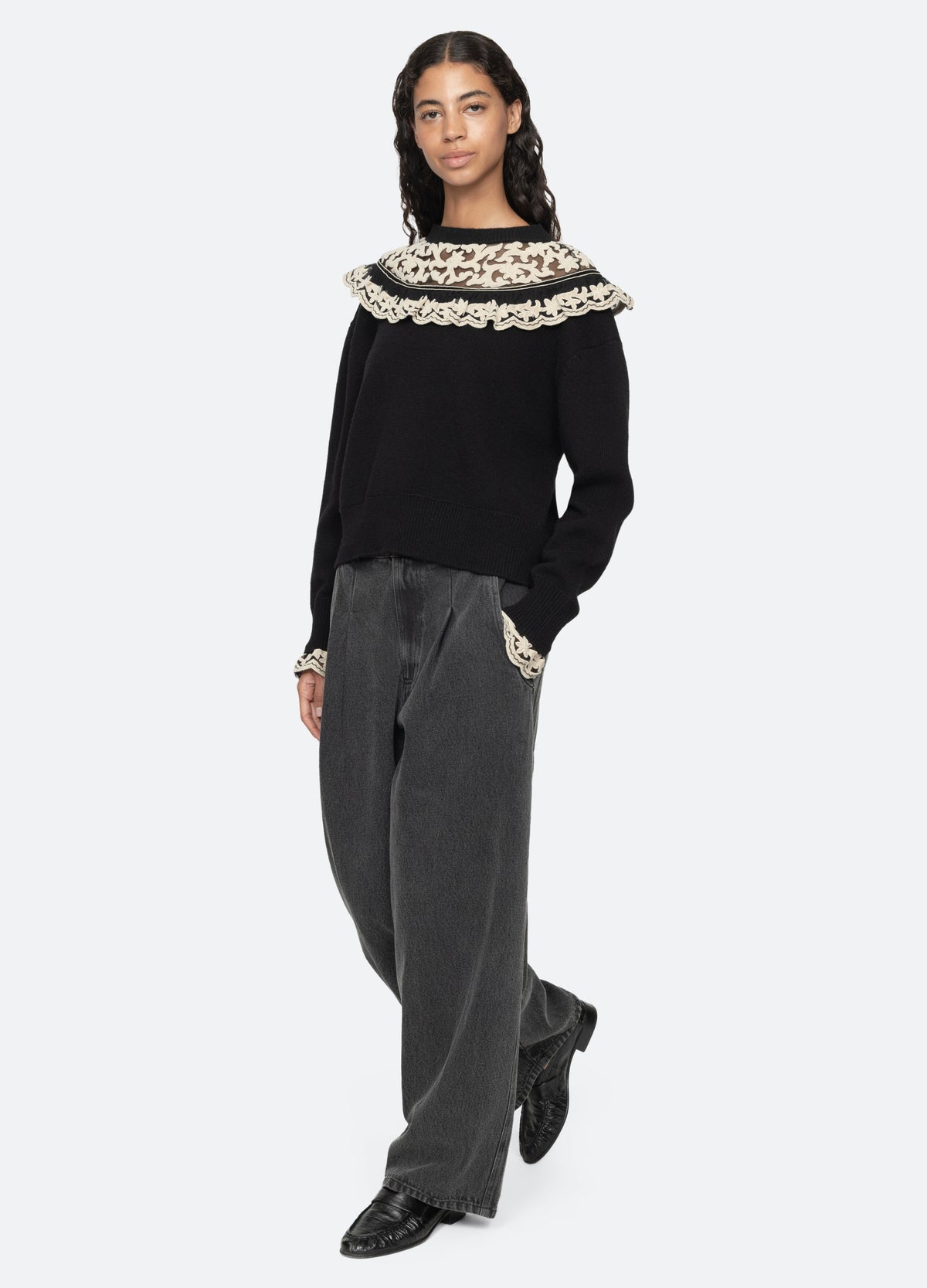 black-bea sweater-full body view - 7