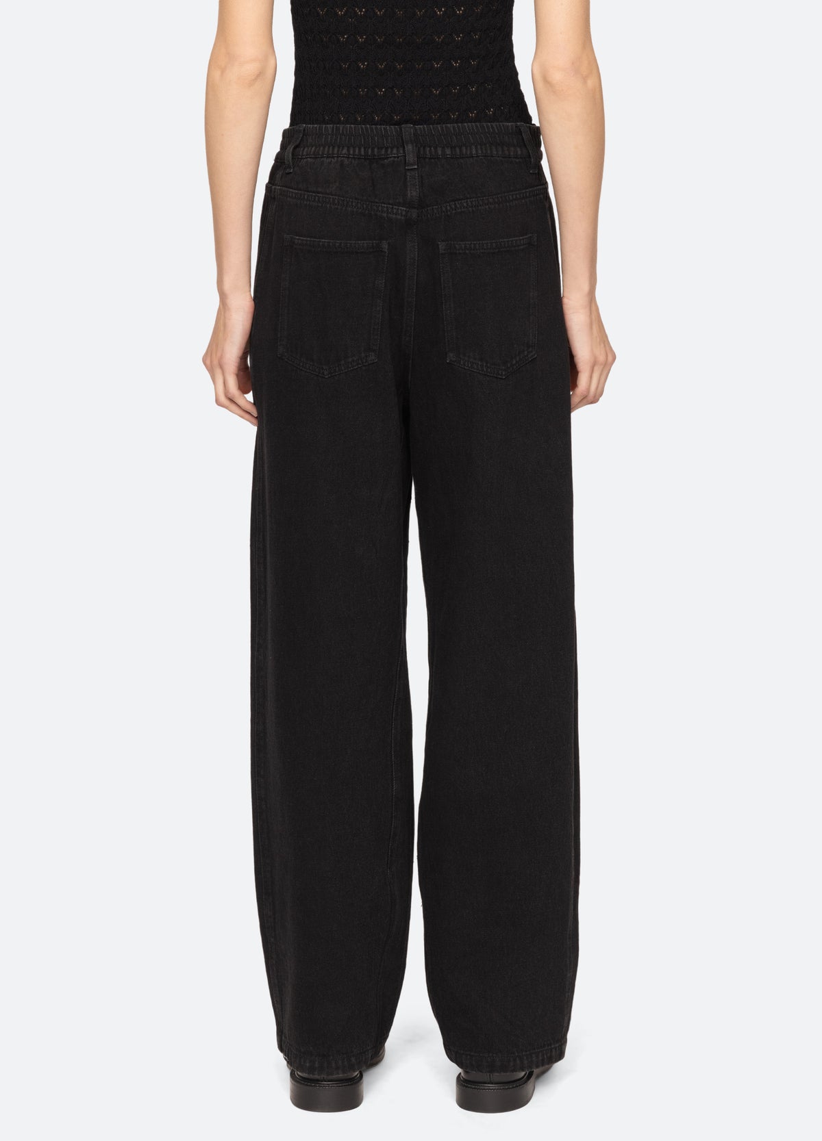 black-etta jeans-back view - 3