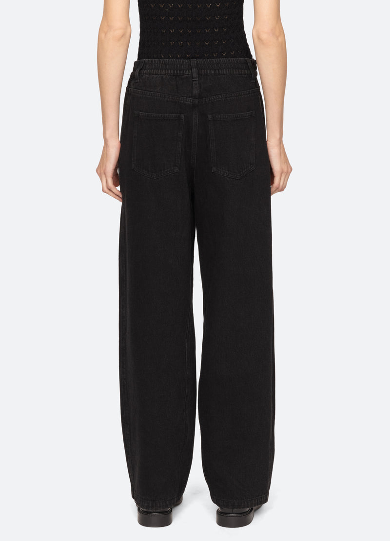 black-etta jeans-back view - 3