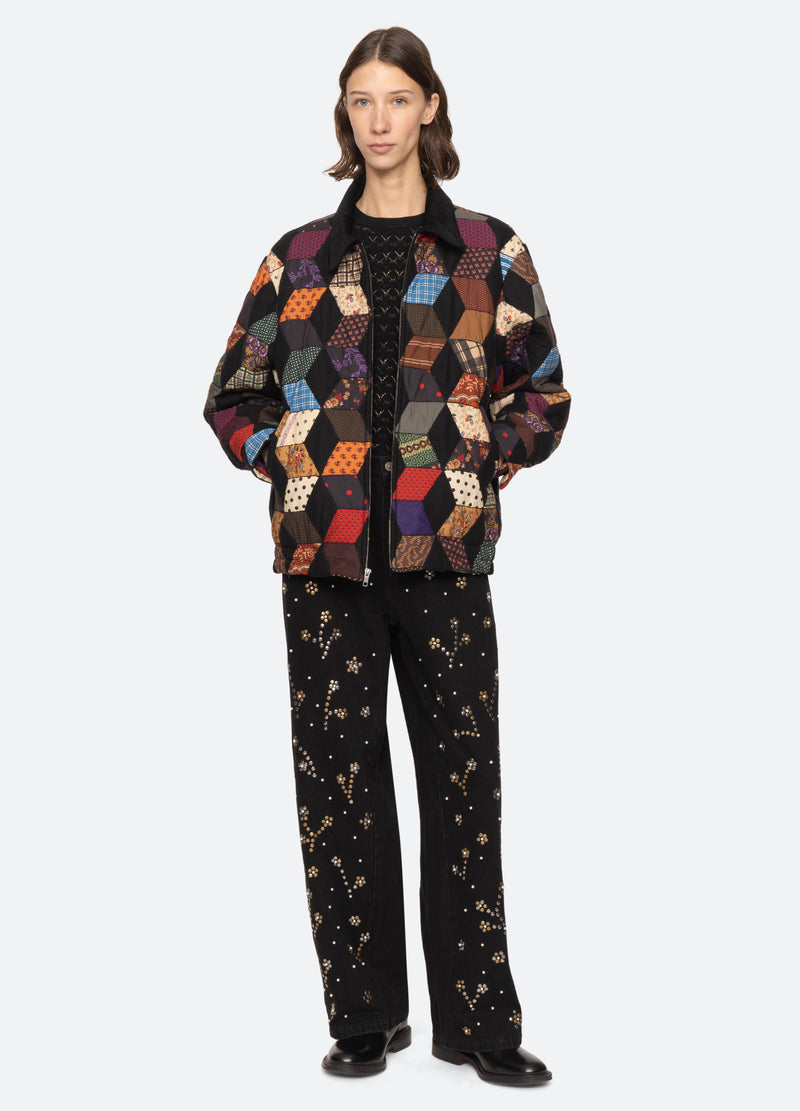 black-etta jeans-full body view - 7