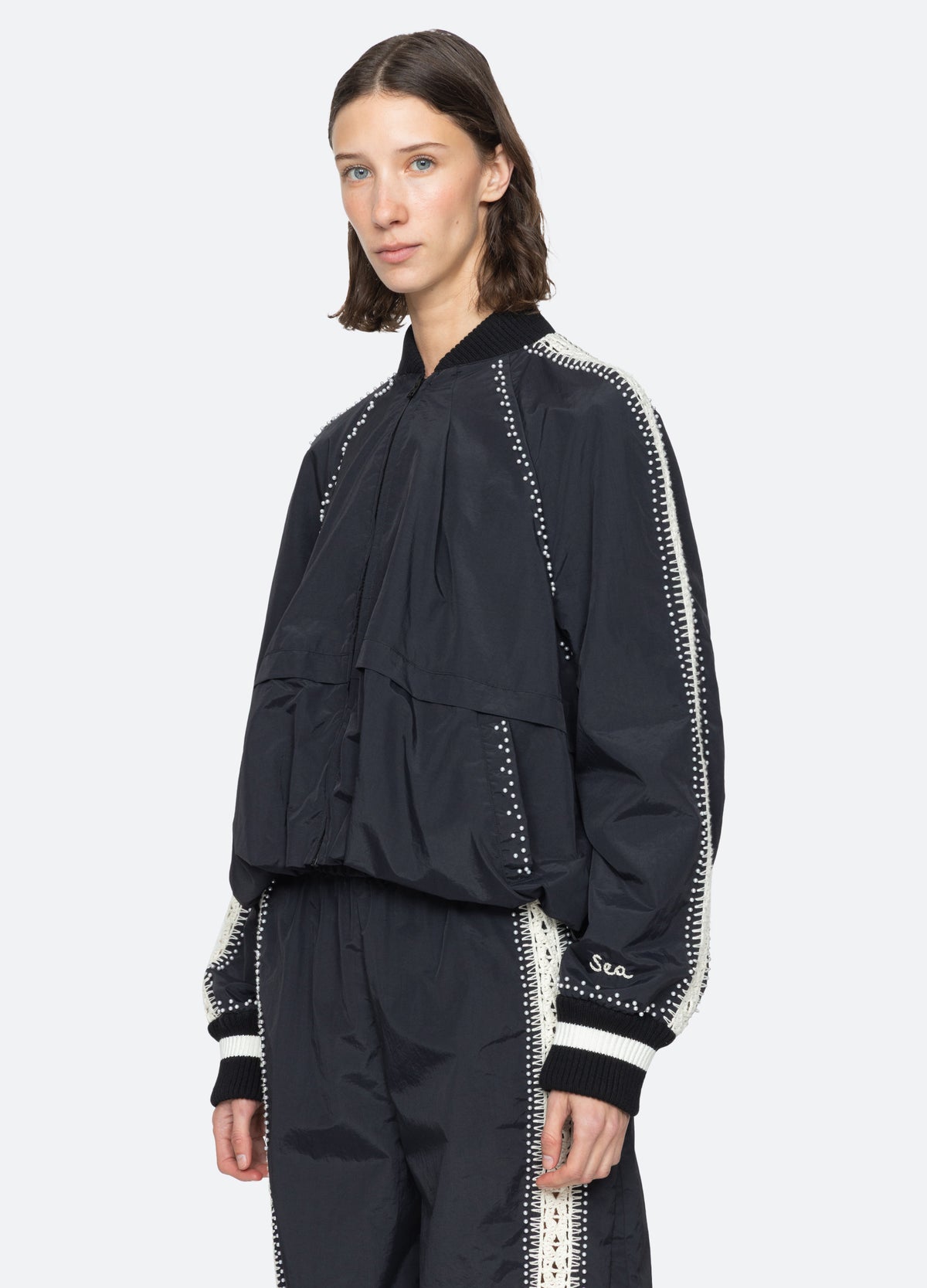 black-alberta jacket-three quarter view - 5