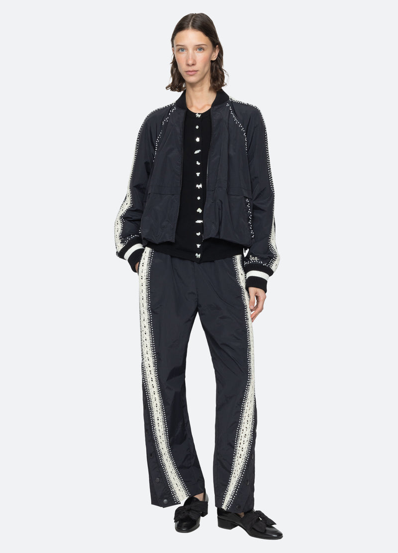 black-alberta pants-full body view - 7