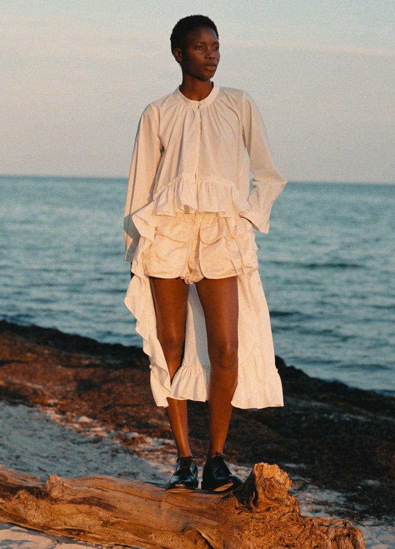 cream-loraine shorts-editorial view - 9