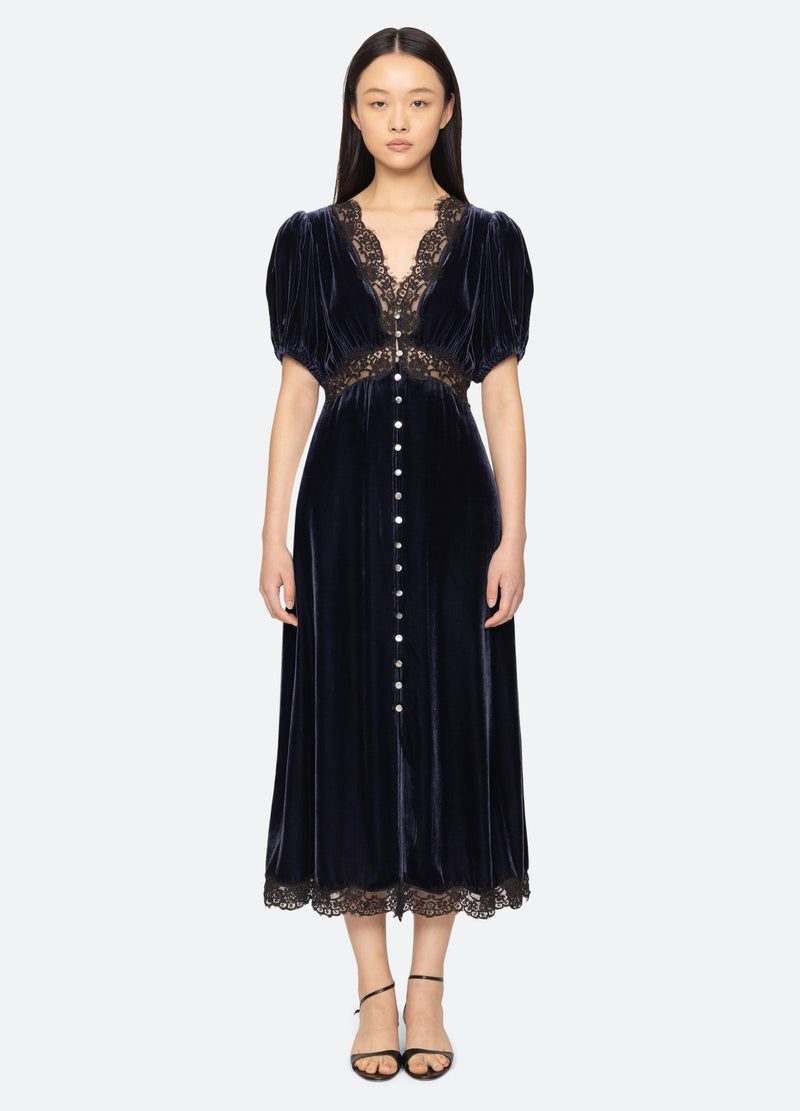 navy-clarice dress-front view 2 - 6