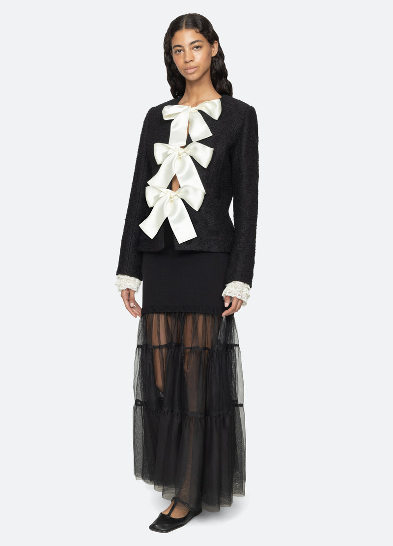 black-seraphine skirt-full body view - 7