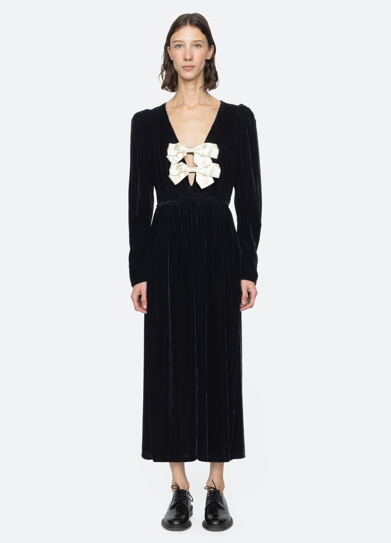 black-seraphine dress-front view 2 - 7