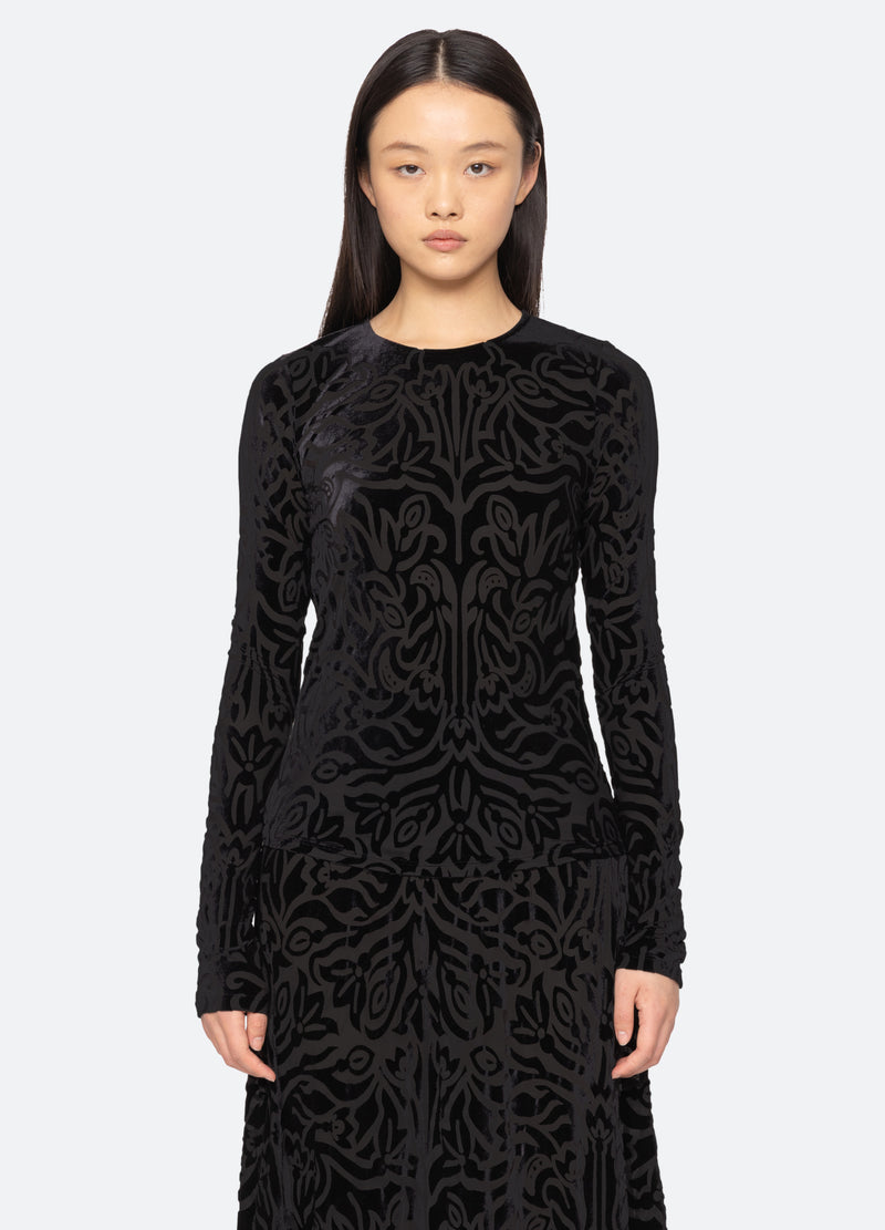 black-julie top-front view - 1